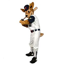 Deer in a baseball costume - Alinco costumes