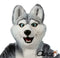 Howie Husky Wolf Dog Mascot Costume - SKU 616 & 616BLK