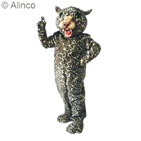 big cat leopard mascot costume