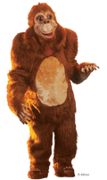 orangutan mascot costume