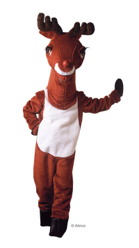 reindeer mascot costume