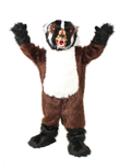 Burt Badger Mascot Costume - SKU 107