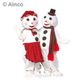 mrs snowman mascot costume
