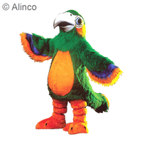 patty parrot mascot costume