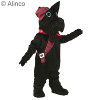 scottie dog mascot costume