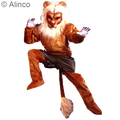 proline lion mascot costume w deluxe mane
