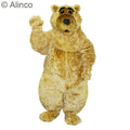 boris bear curly mascot costume