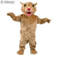 big cat cougar mascot costume