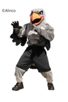 gray eagle mascot costume