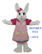 deluxe girl bunny mascot costume