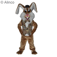 harvey rabbit mascot costume