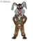harvey rabbit mascot costume