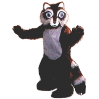 raccoon mascot costume