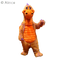 skittles multicolored dragon mascot costume
