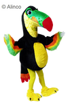 beeker toucan mascot costume