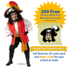 Captain Scratch Pirate Mascot Costume - SKU 483