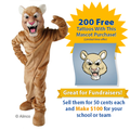 Cory Cougar Mascot Costume - SKU 510