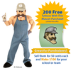 Milton Coal Miner Mascot Costume - SKU 630