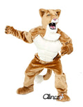 Power Real Cat Cougar Mascot Costume - SKU 701M