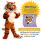 Power Super Tiger Mascot Costume - SKU 198M