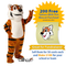 Toby Tiger Mascot Costume - SKU 187