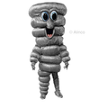 tornado mascot costume