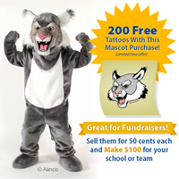 Wayland Wildcat Mascot Costume - SKU 507